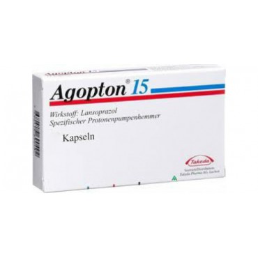 Агоптон (Лансопразол) Agopton  (Lansoprazole) 15 мг/98 капсул   купить в Москве